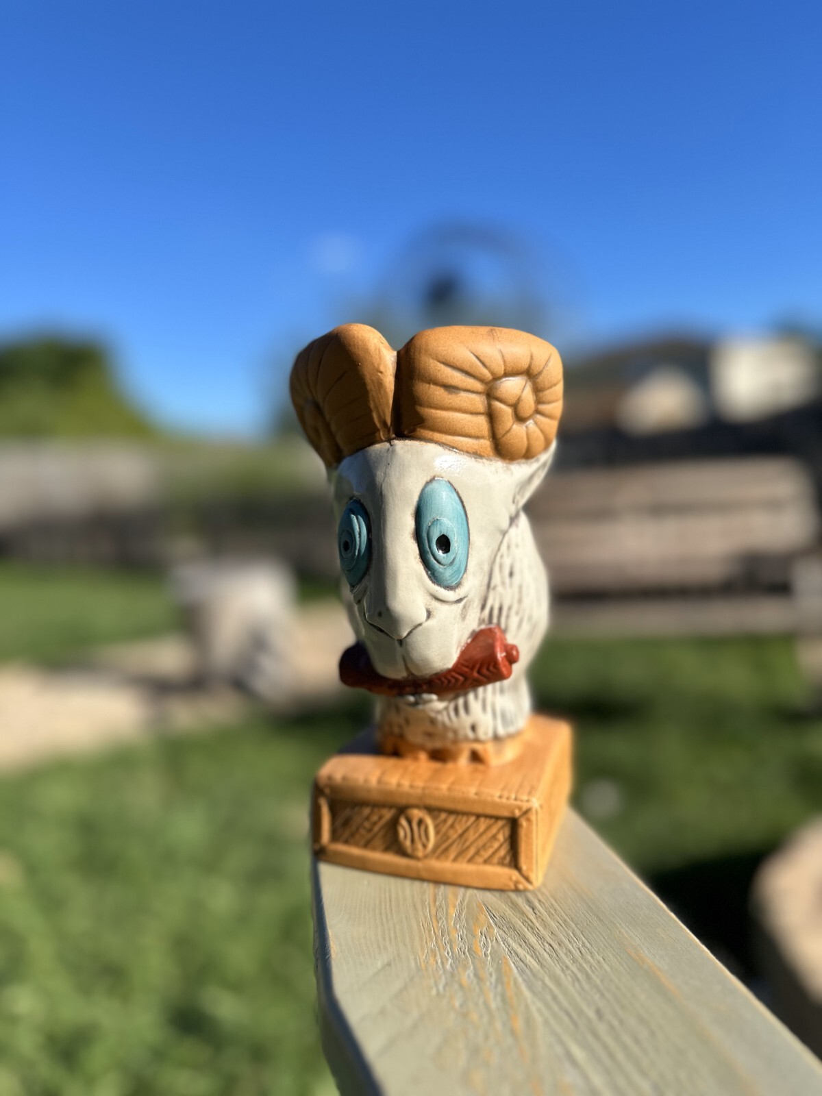 Kao POW The Big Thunder Mountain Goat Tiki Mug- Disney inspired Tikiland Trading