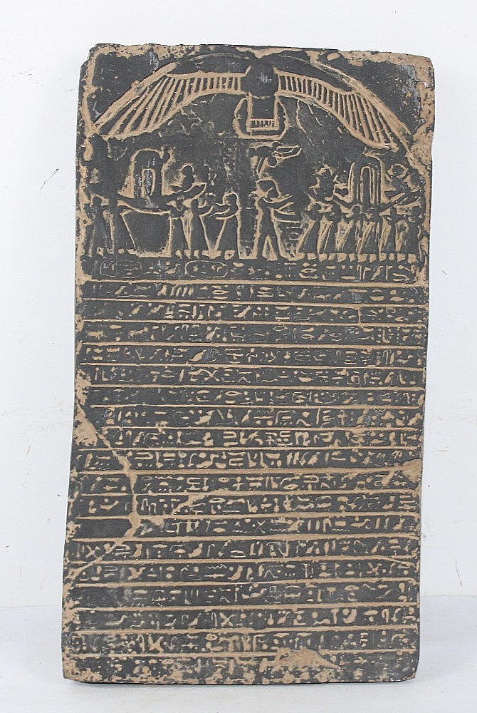 RARE ANCIENT EGYPTIAN ANTIQUE BOOK OF DEAD Stella Pharaonic Stela -Egypt History