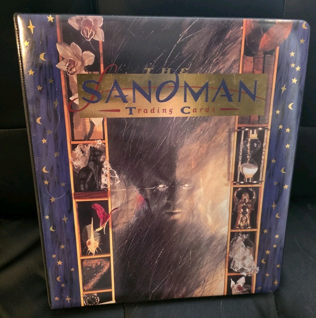  1994 SkyBox The Sandman Card Binder + 2 COMPLETE 90 Base Sets & Promos