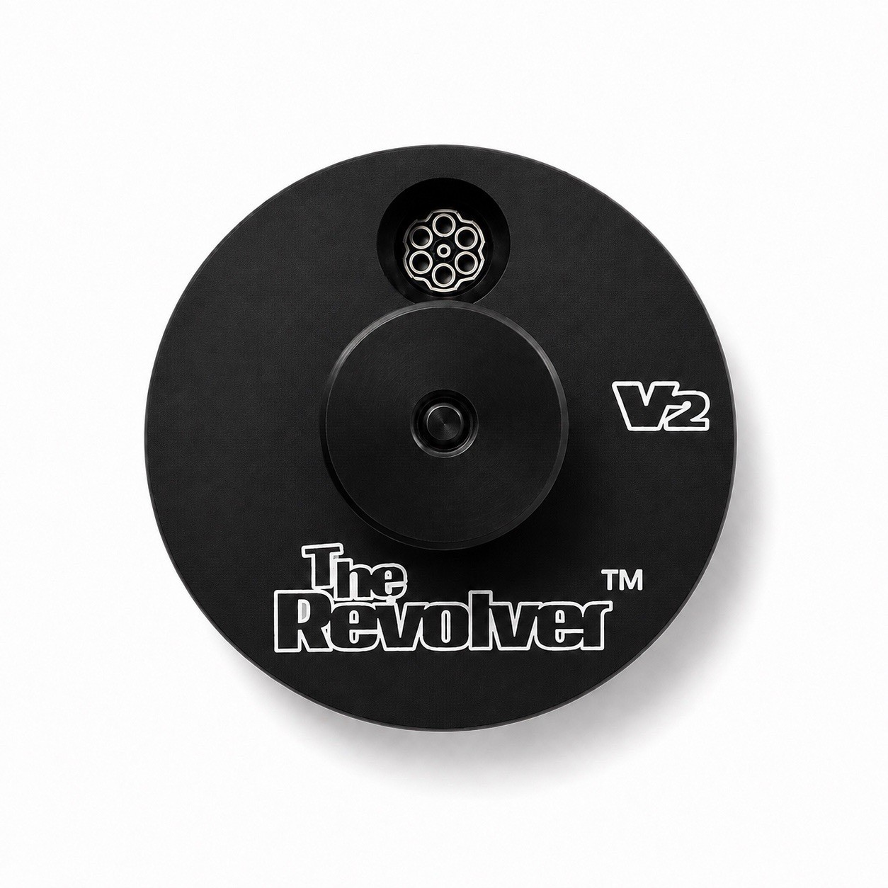The Revolver ™ v2 Discreet Preportioned Powdered Snuff Dispenser Box BLACK