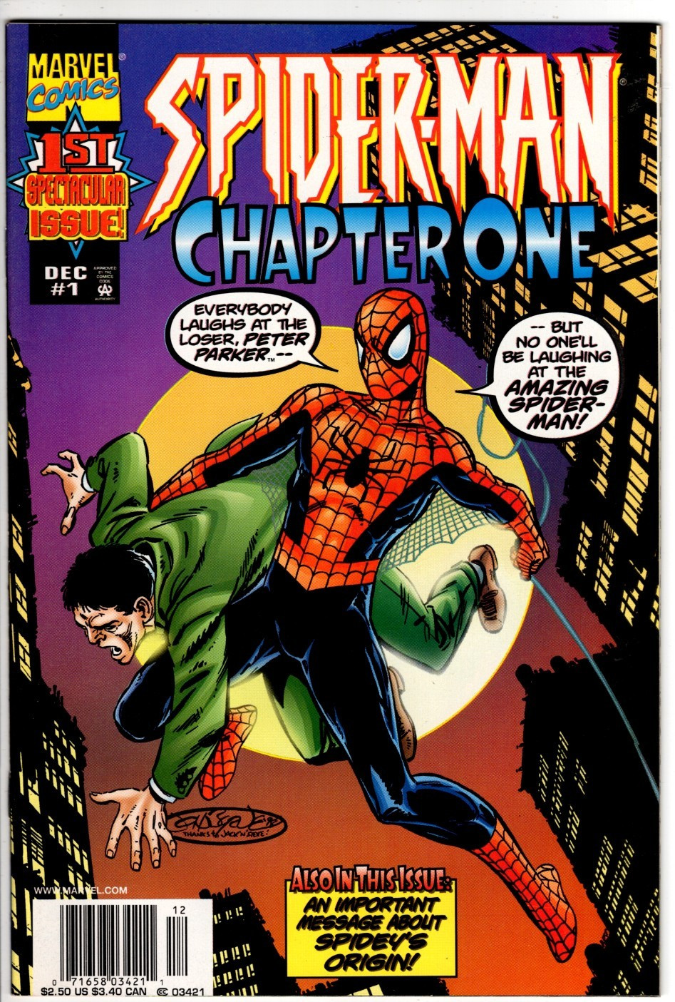 SPIDER-MAN: Chapter ONE #1 (1998): Newsstand: NM