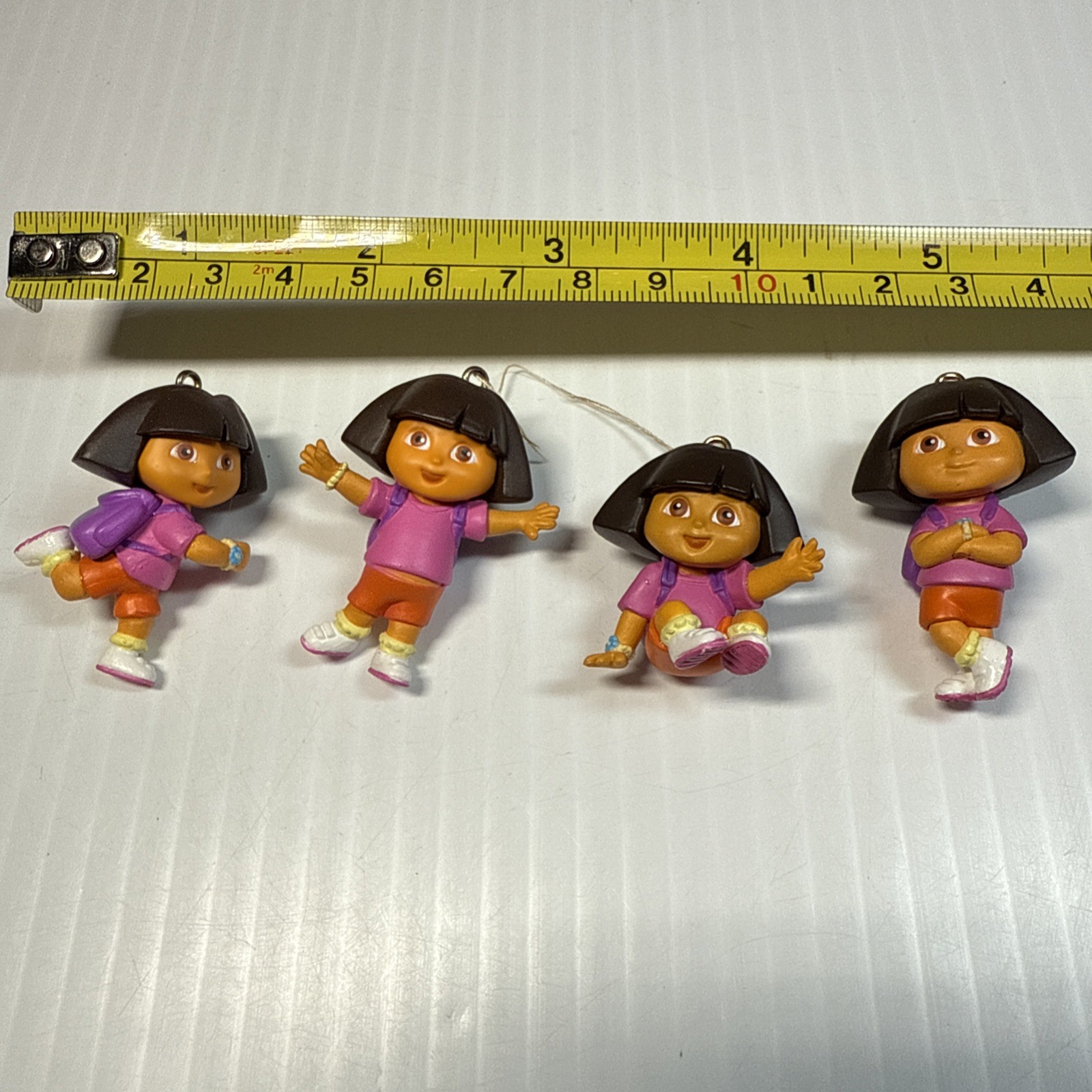 Mini Dora the Explorer Christmas Tree Ornaments - Set Of 4 2008