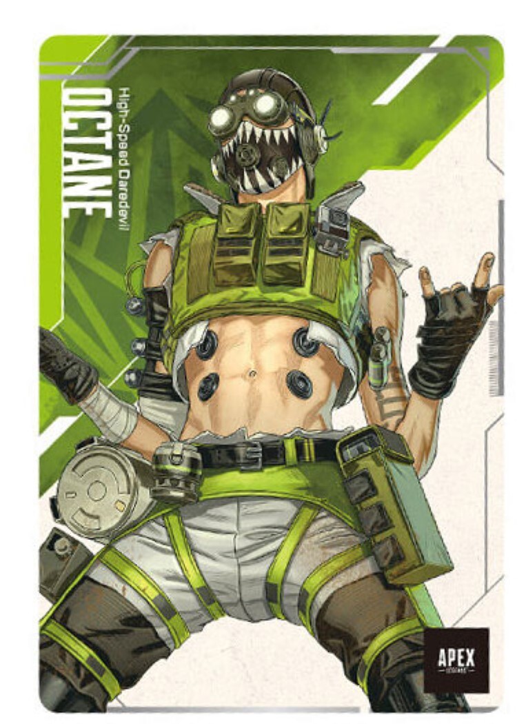 APEX LEGENDS Trading Card W#1 No.09 Octane BANDAI Japan