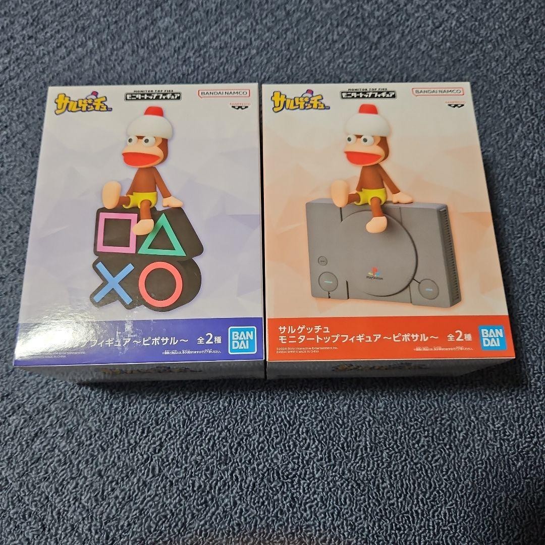 Ape Escape Monitor Top Figure Piposaru PlayStation 2 Types Set Bandai Japan New