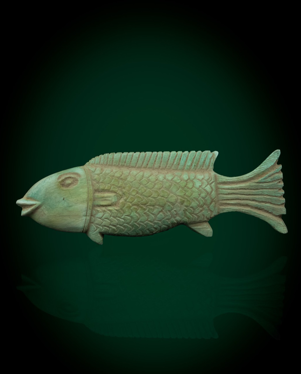 Authentic Ancient Egyptian Rare Fish Figure Amulet Antique Symbol of Life BC
