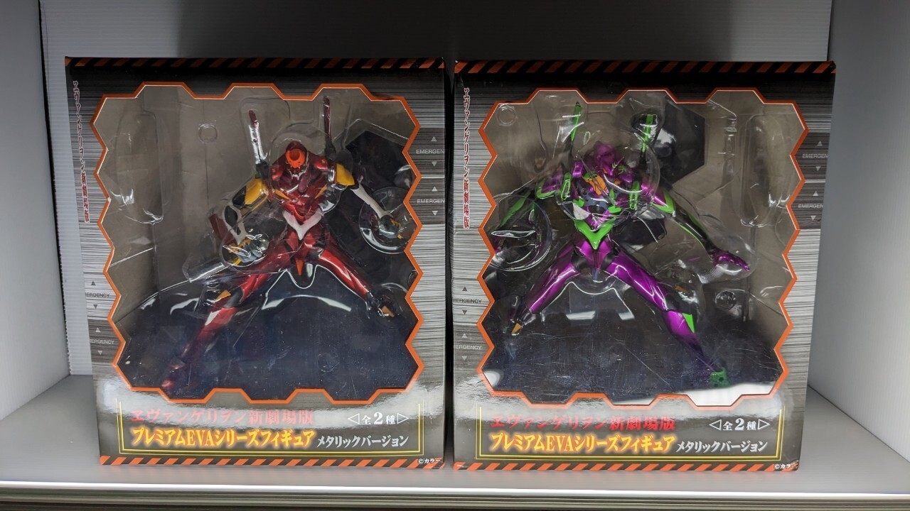 Premium EVA Series Figure EVA-01 Test type & EVA-02 Production Model Unopened JP