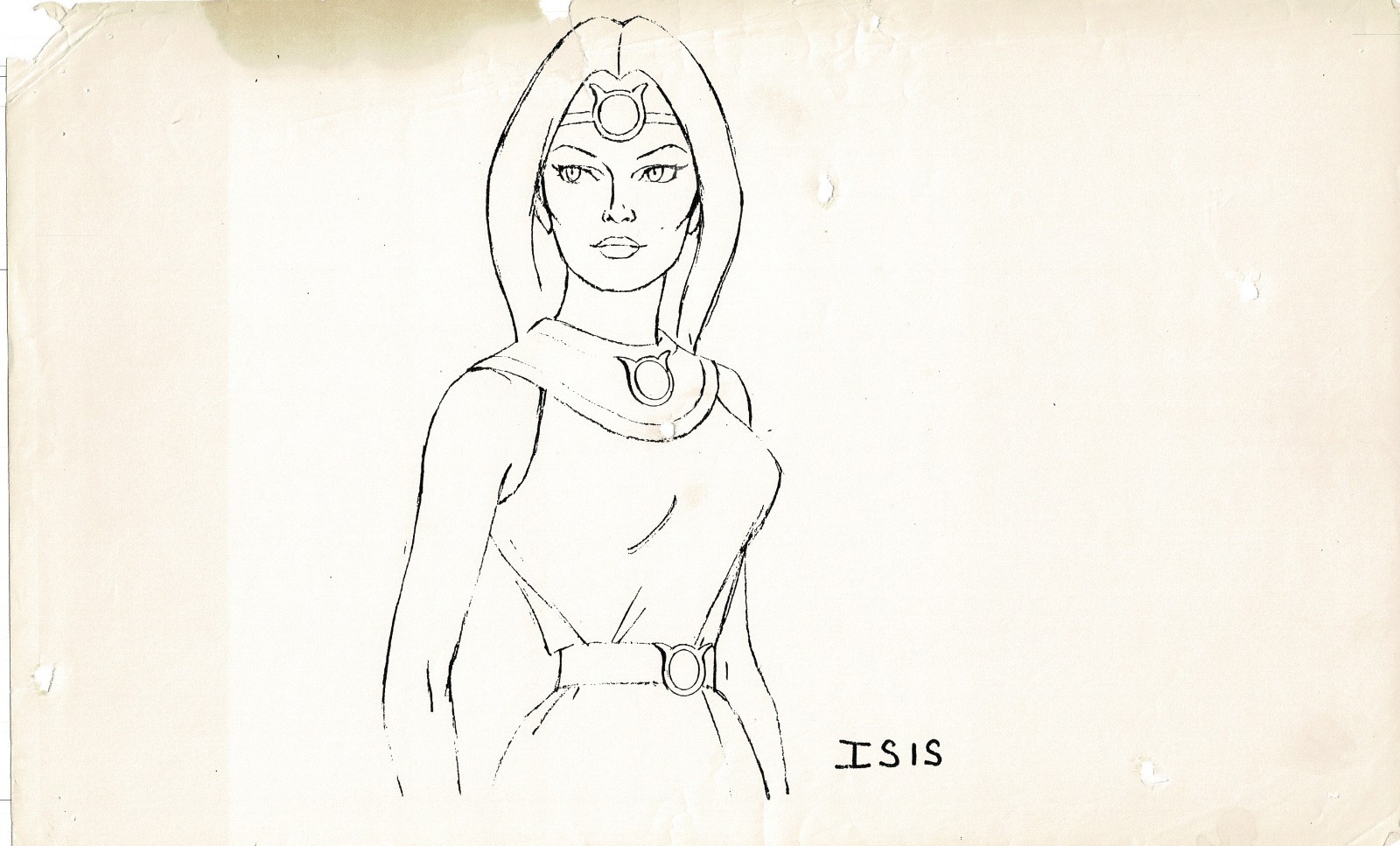 Isis Freedom Force Production Model Sheet Copy grp 62 pgs 1978 Cartoon Filmation