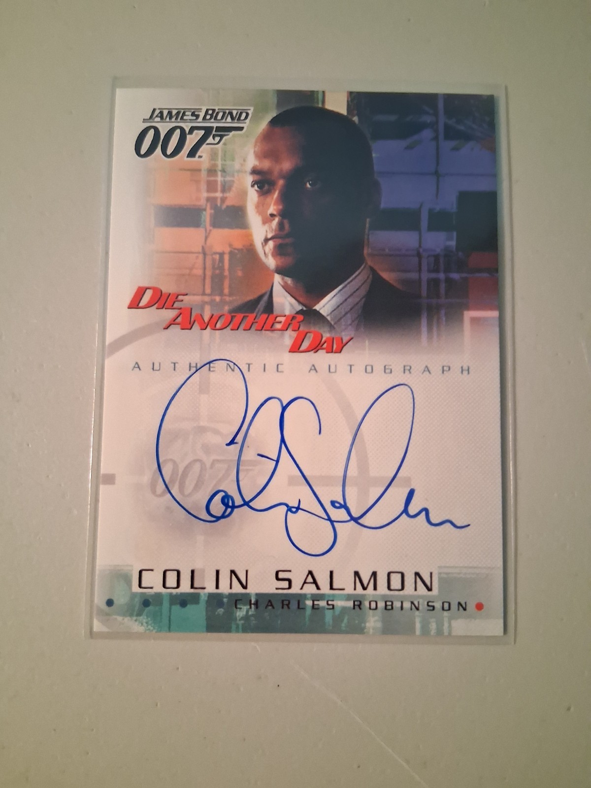 Rittenhouse James Bond 007 Die Another Day COLIN SALMON Charles Robinson Auto