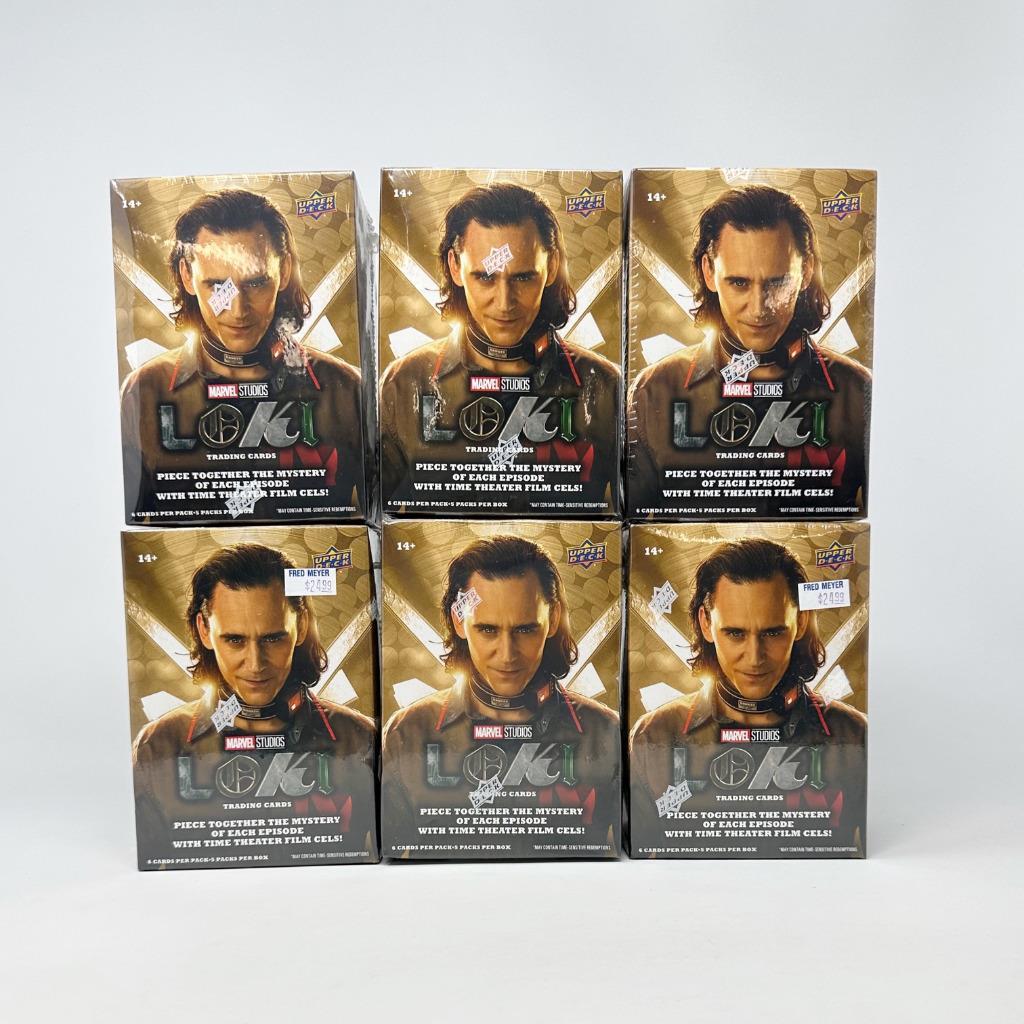 2023 Upper Deck Marvel Studios LOKI Blaster Box Lot of 6 Sealed Boxes