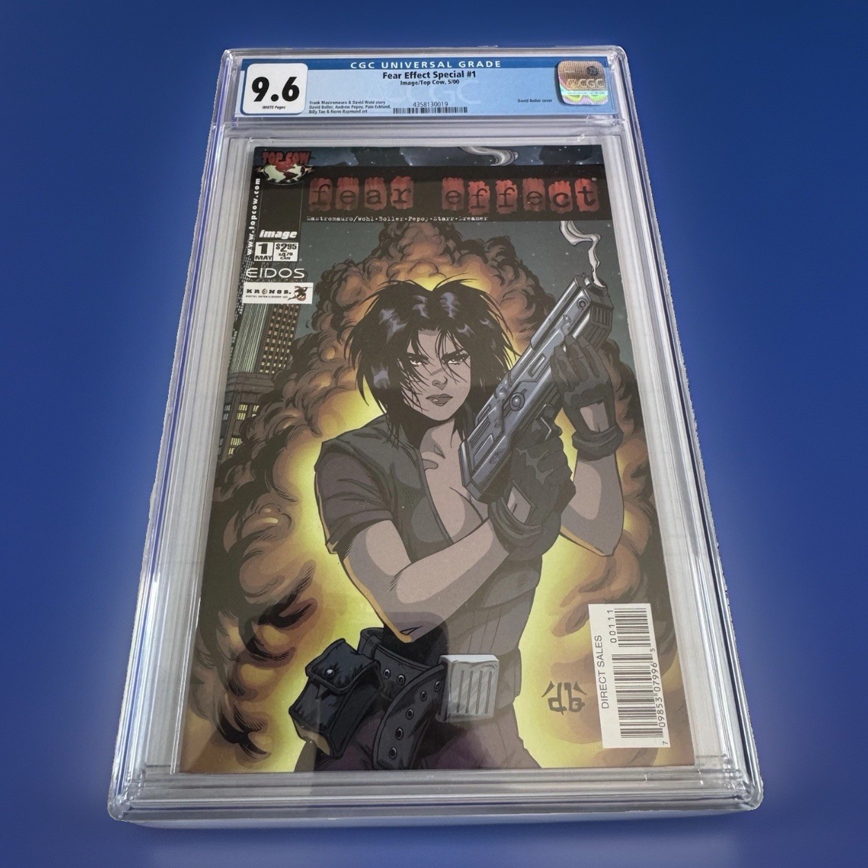 Fear Effect Special 1 CGC 9.6 Image 2000 PS1 PlayStation Video Game Boller