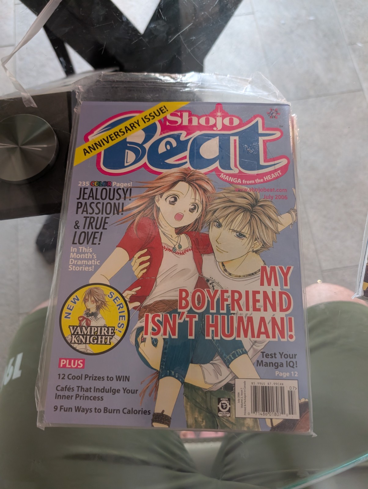 Vintage Viz Media Shojo Beat Magazine July 2006 Absolute Boyfriend Cover