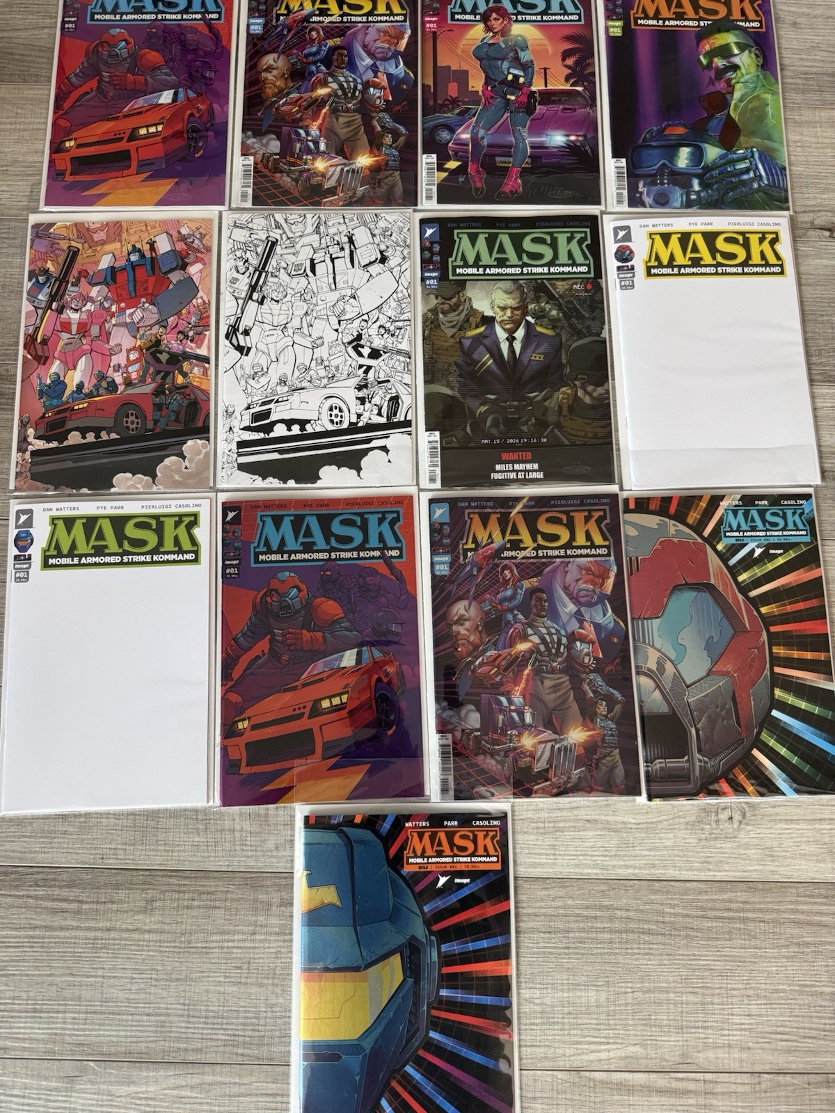 Image Comics MASK #1 13 Book Lot Cover A-G Plus 1:25 Incentive Plus Foils NM