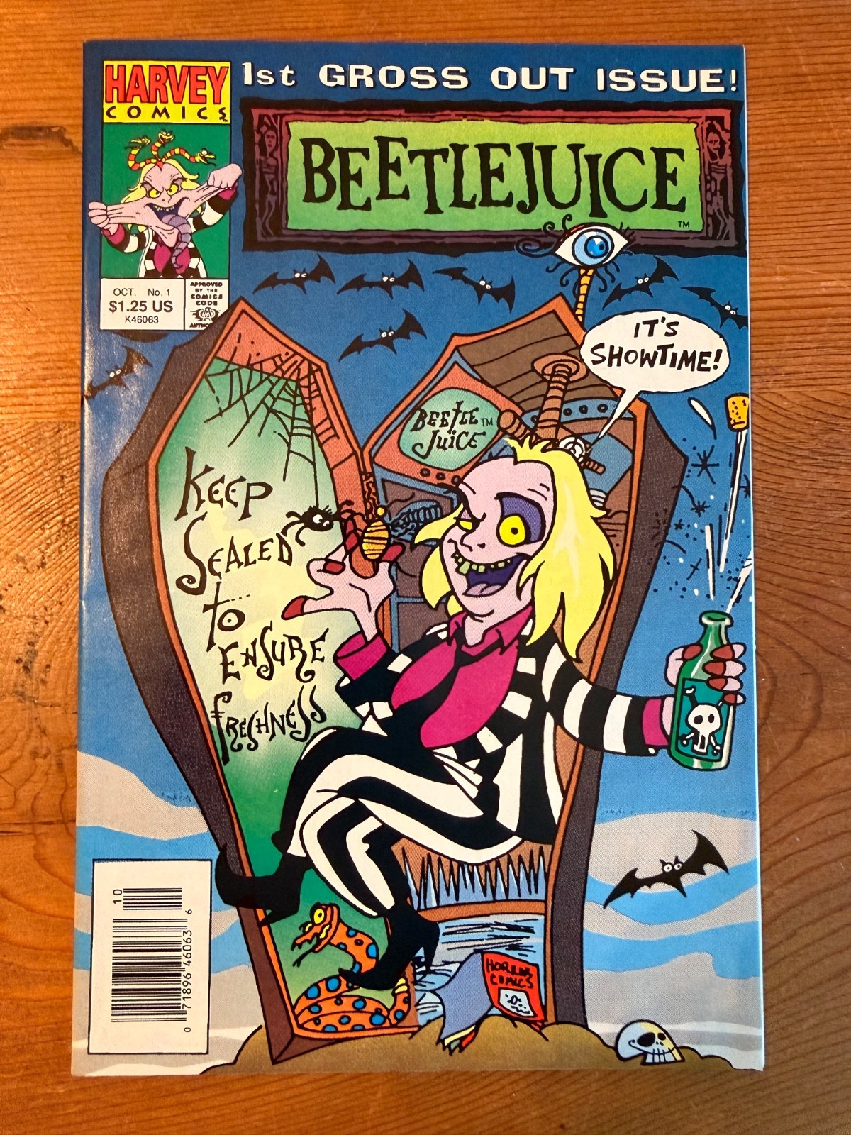 Beetlejuice #1 Newsstand  (1991) Harvey Comics Near Mint New 