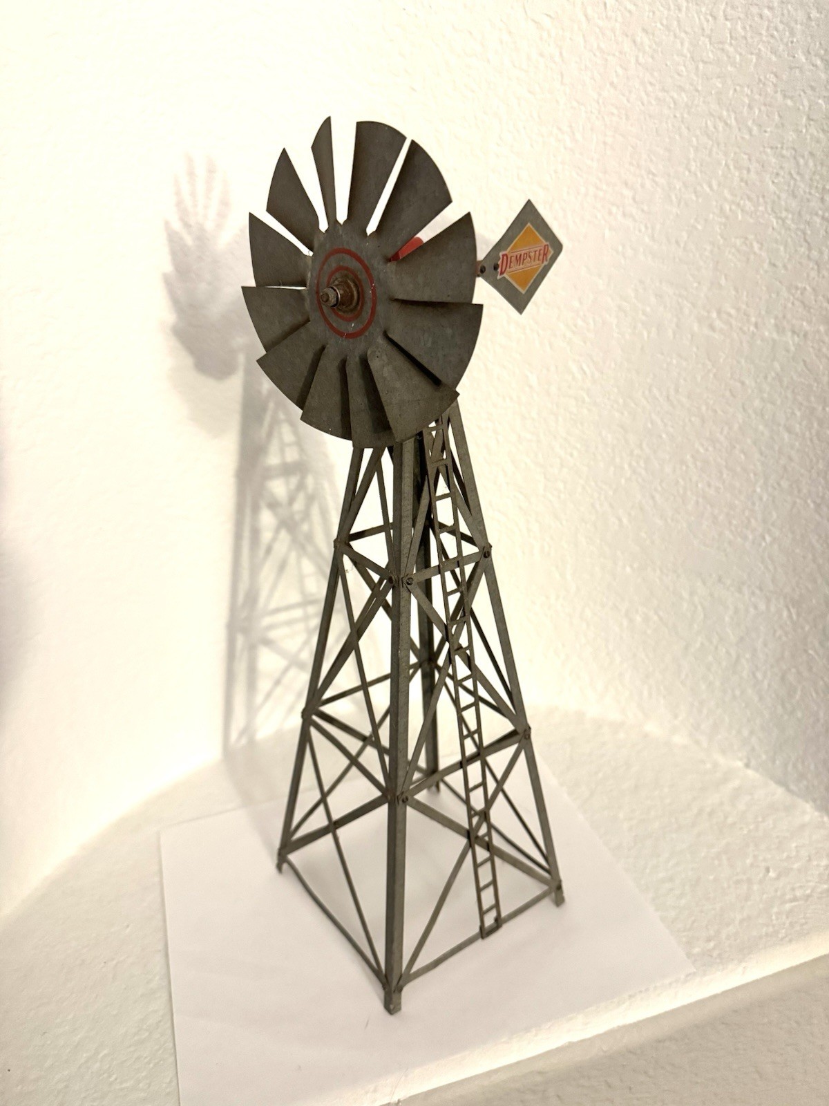Vintage Dempster Windmill Salesman Sample – Galvanized Metal Farm Display Large