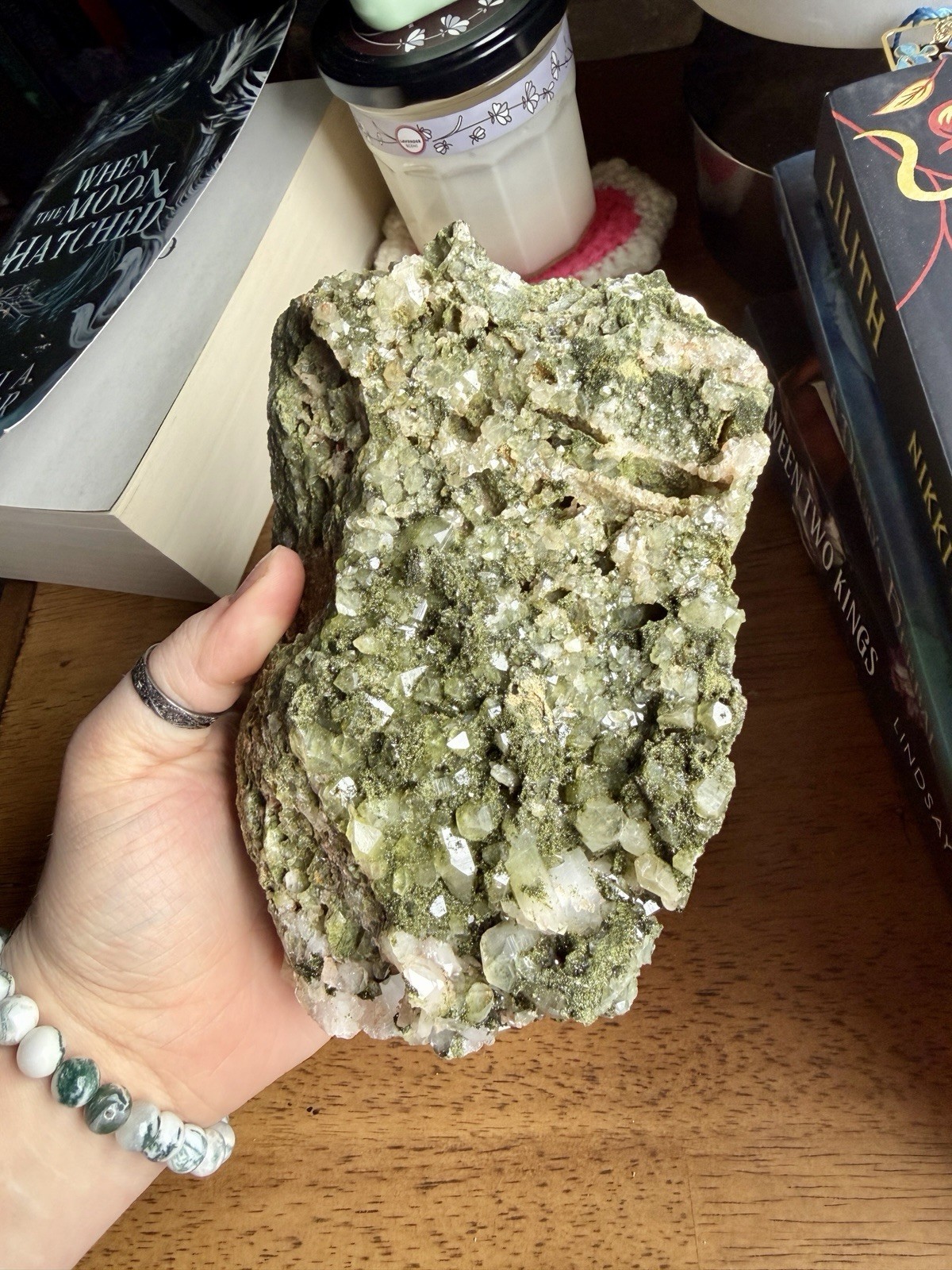 Super High Quality XL Chunk Forest Epidote Specimen