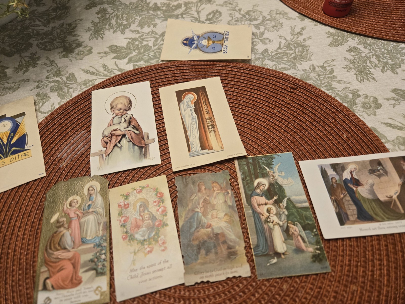 Vintage Holy Prayer Card Virgin Mary Religious Christian Gift C96