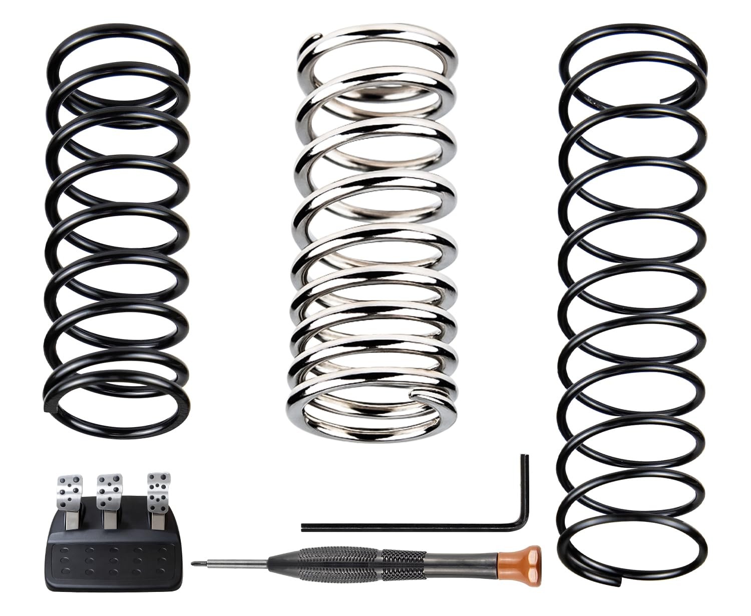 Logitech G29 G920 G27 G25 Steel Pedal Springs Replacement Upgrades Silver Black