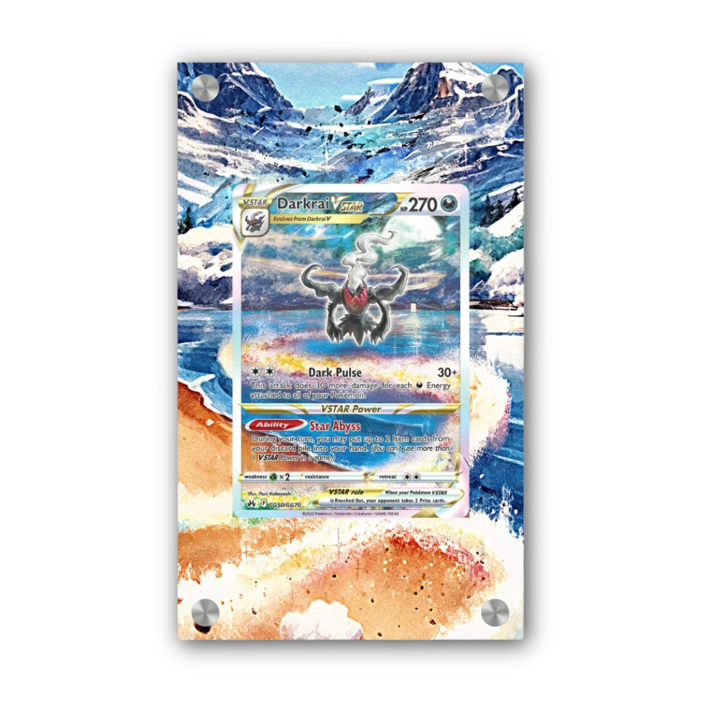Darkrai Vstar GG50/GG70 - Exclusive Pokémon Extended Artwork Display Case