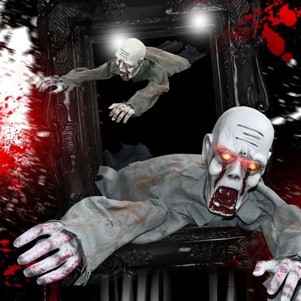 4.5 FT ANIMATED CRAWLING ZOMBIE ANIMATRONIC HALLOWEEN DECORATION 2026