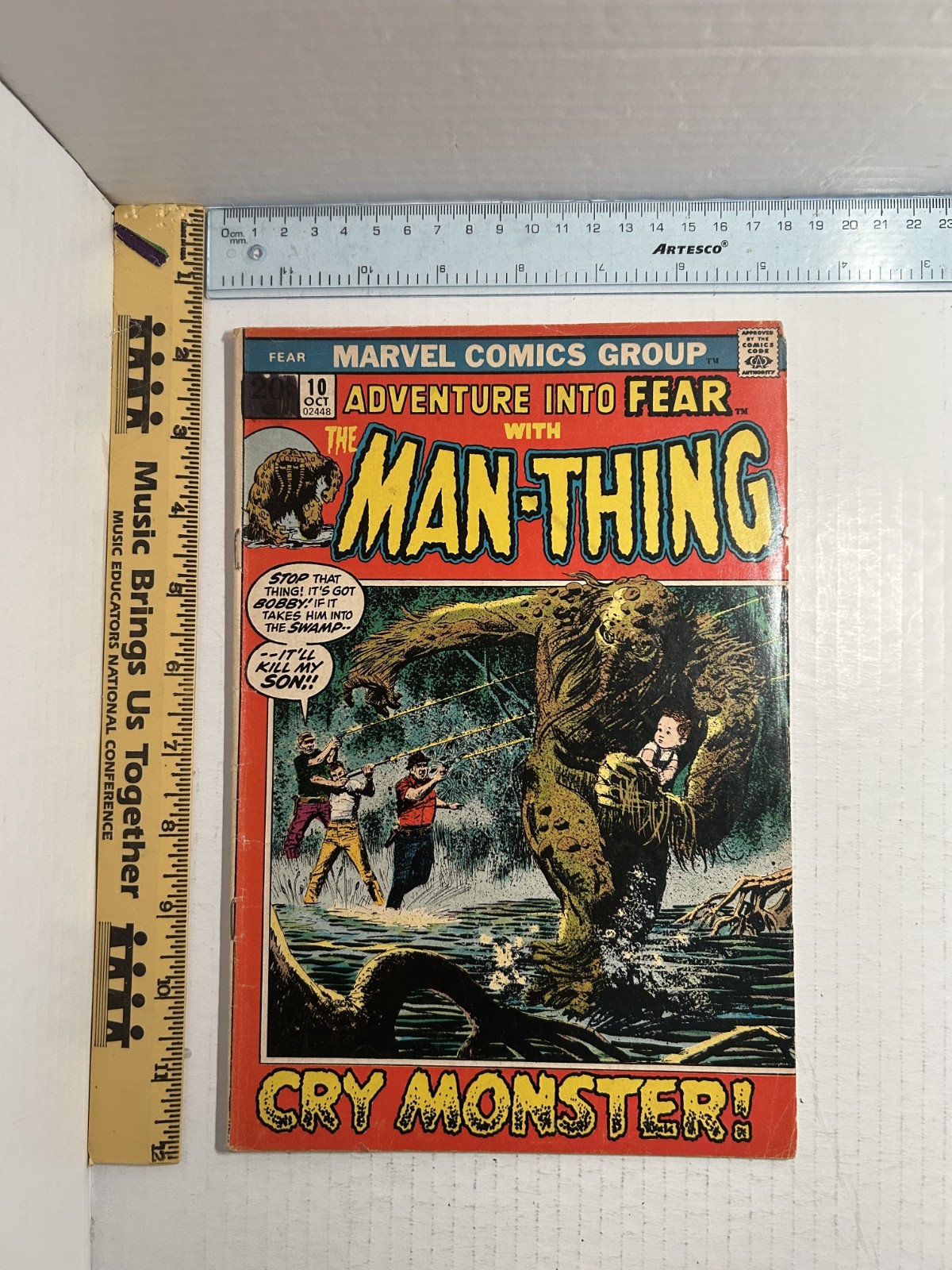 1972 Adventure Into Fear 10 Man-Thing Marvel