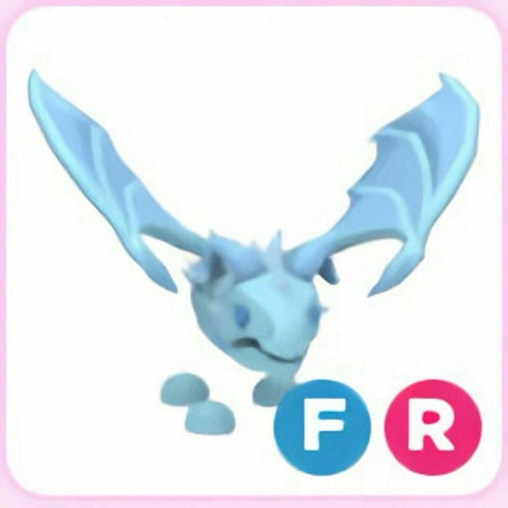 Adopt Me Frost Dragon Pet Fly Ride (F/R) Will give ingame