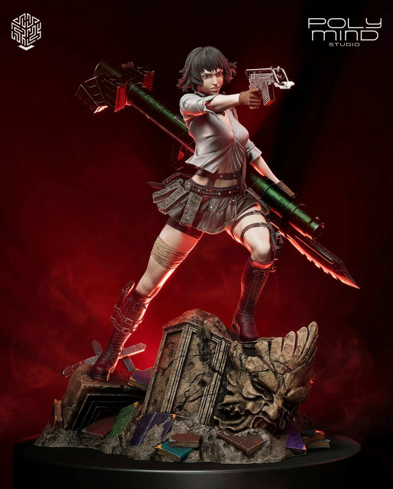 1:6 Lady Devil May Cry Fan Art UNPAINTED High Quality Garage Kit