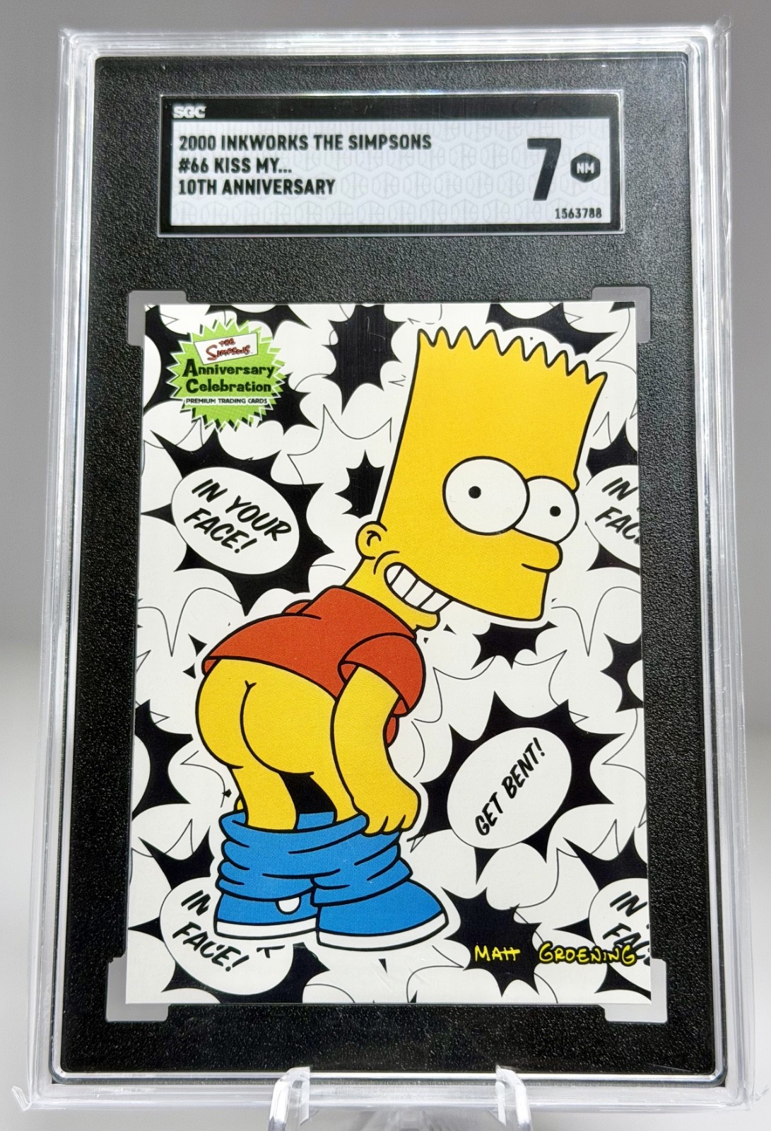 💥 2000 Inkworks The Simpsons 10th Anniversary #66  