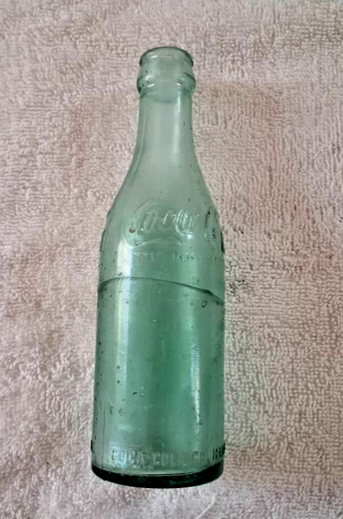 VERY RARE CUBAN STRAIGHT SIDE COCA - COLA COKE BOTTLE HAVANA CUBA 1900’s