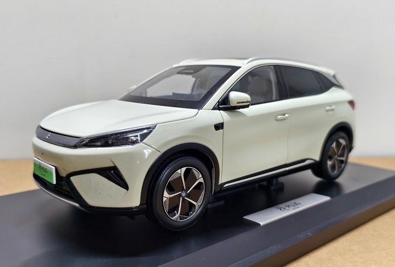 Original 1:18 BYD Yuan PLUS 2nd Generation Intelligent Driving Car Model 