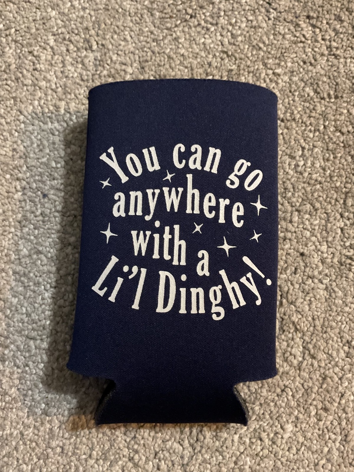 Rare Narragansett Brewery Li’l Dinghy Beer Bottle Can Coozie Koozie