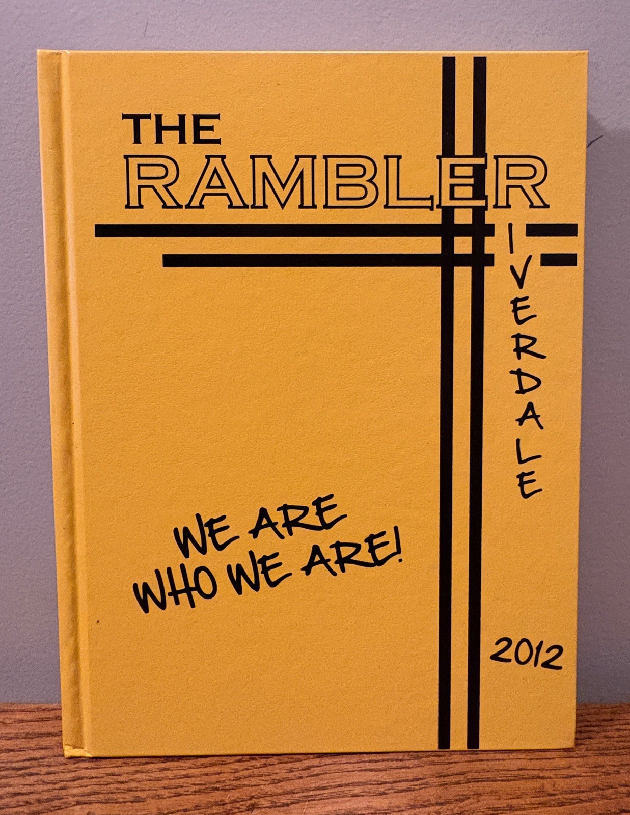 Vintage 2012 Rambler Riverdale High School Rams Yearbook - Port Byron, Illinois