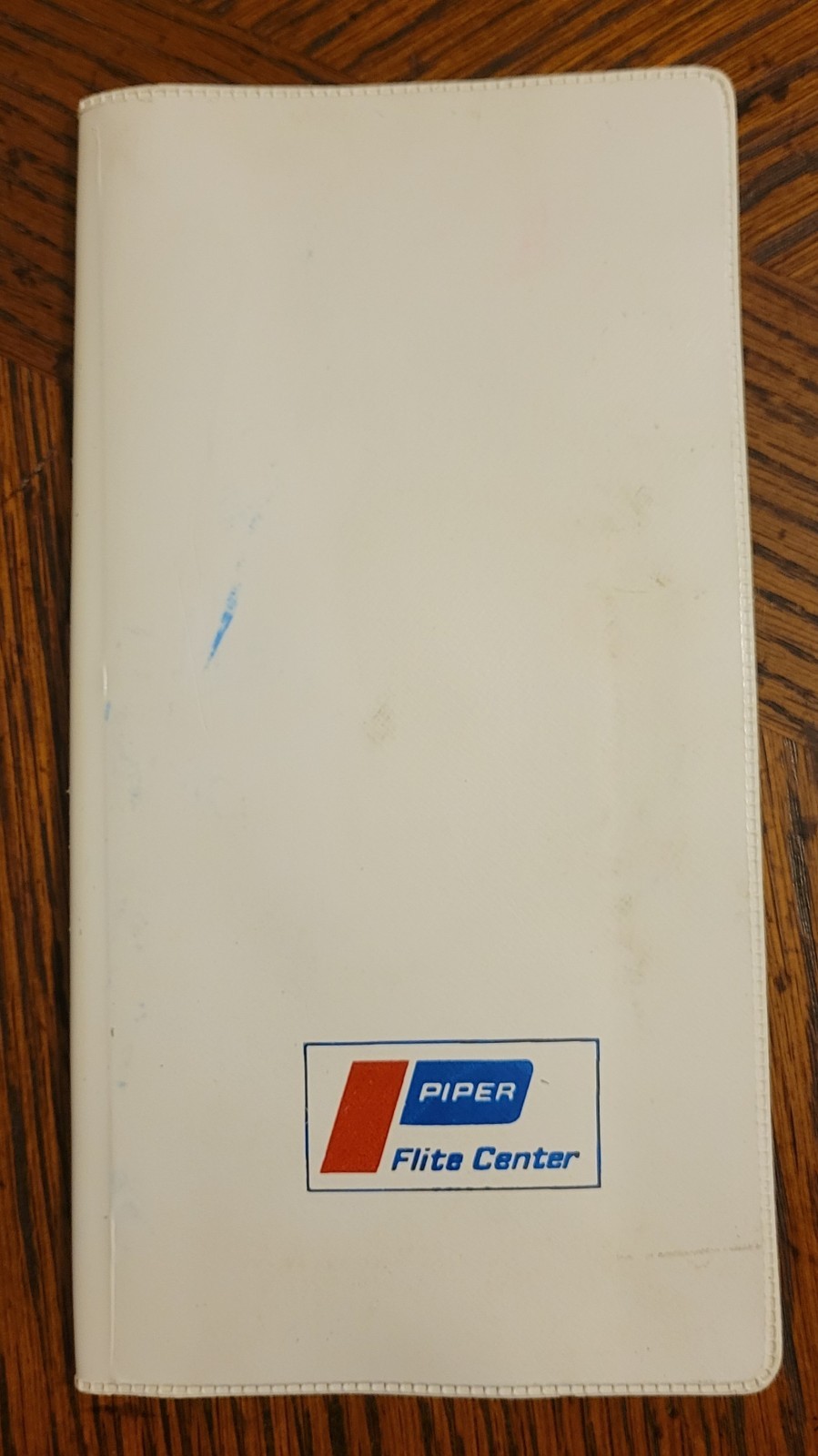 Vintage Piper Flite Center Aircraft Flight Plan-Navigation Log Vinyl Binder