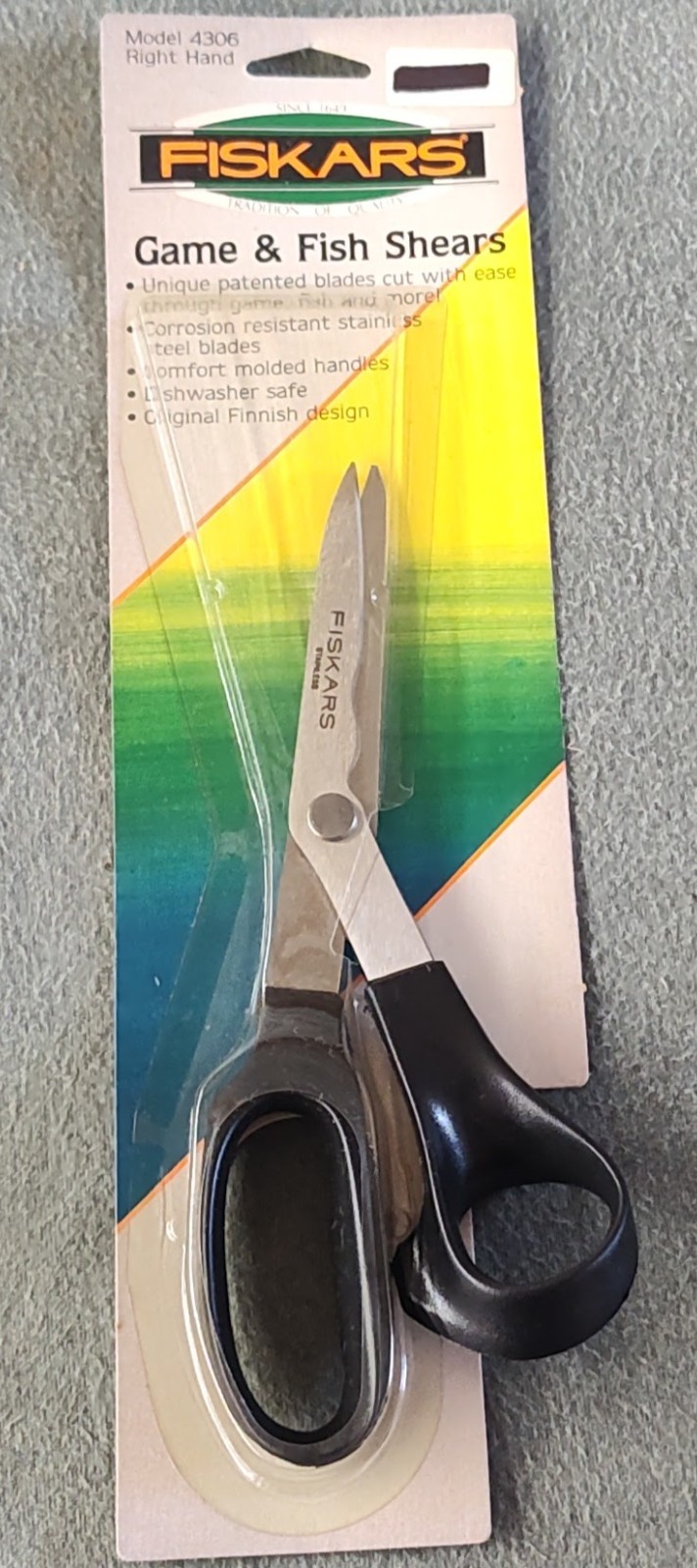 New Old Stock Vintage Fiskars Game and Fish Shears