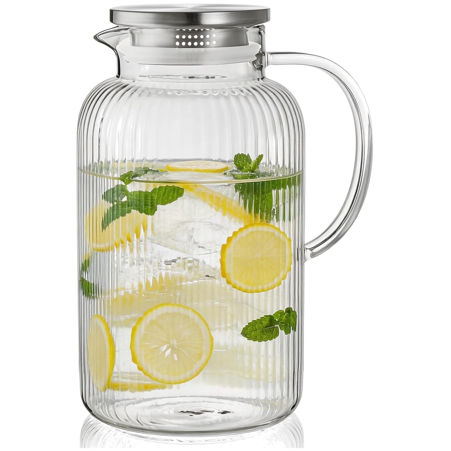 Versatile 1 Gallon Water Pitcher for Fridge - Large Capacity