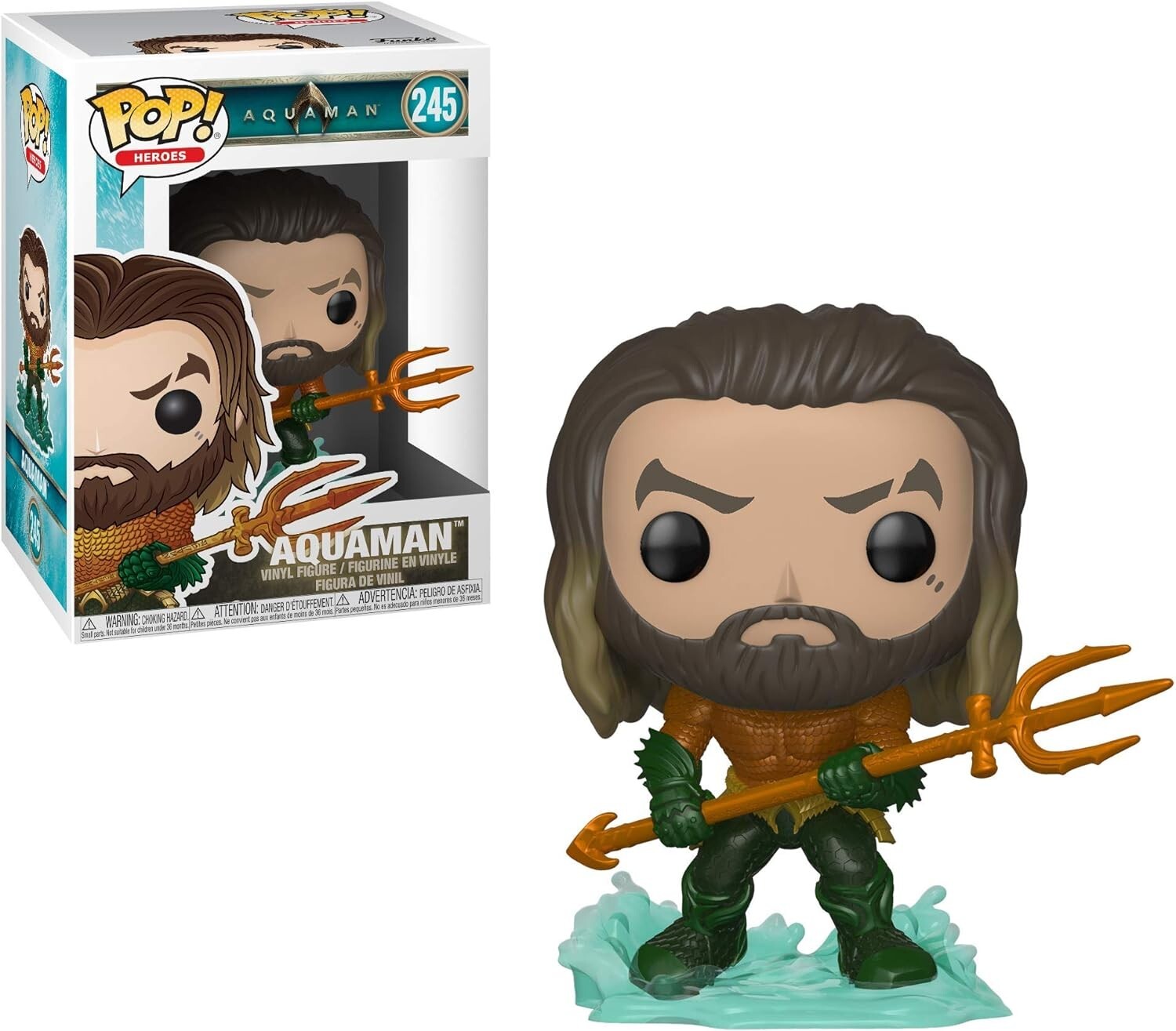 Funko Pop Aquaman DC Universe Movie Vinyl Bobble Toy Figure #245