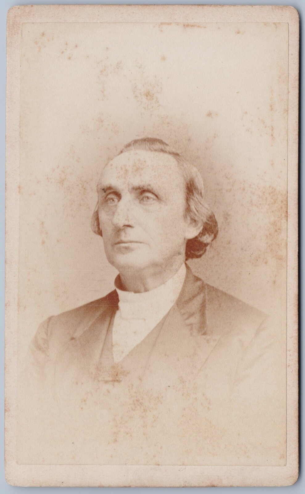 Antique Portrait of Older Man, Pacific Photographer, 841 Broadway, New York CDV