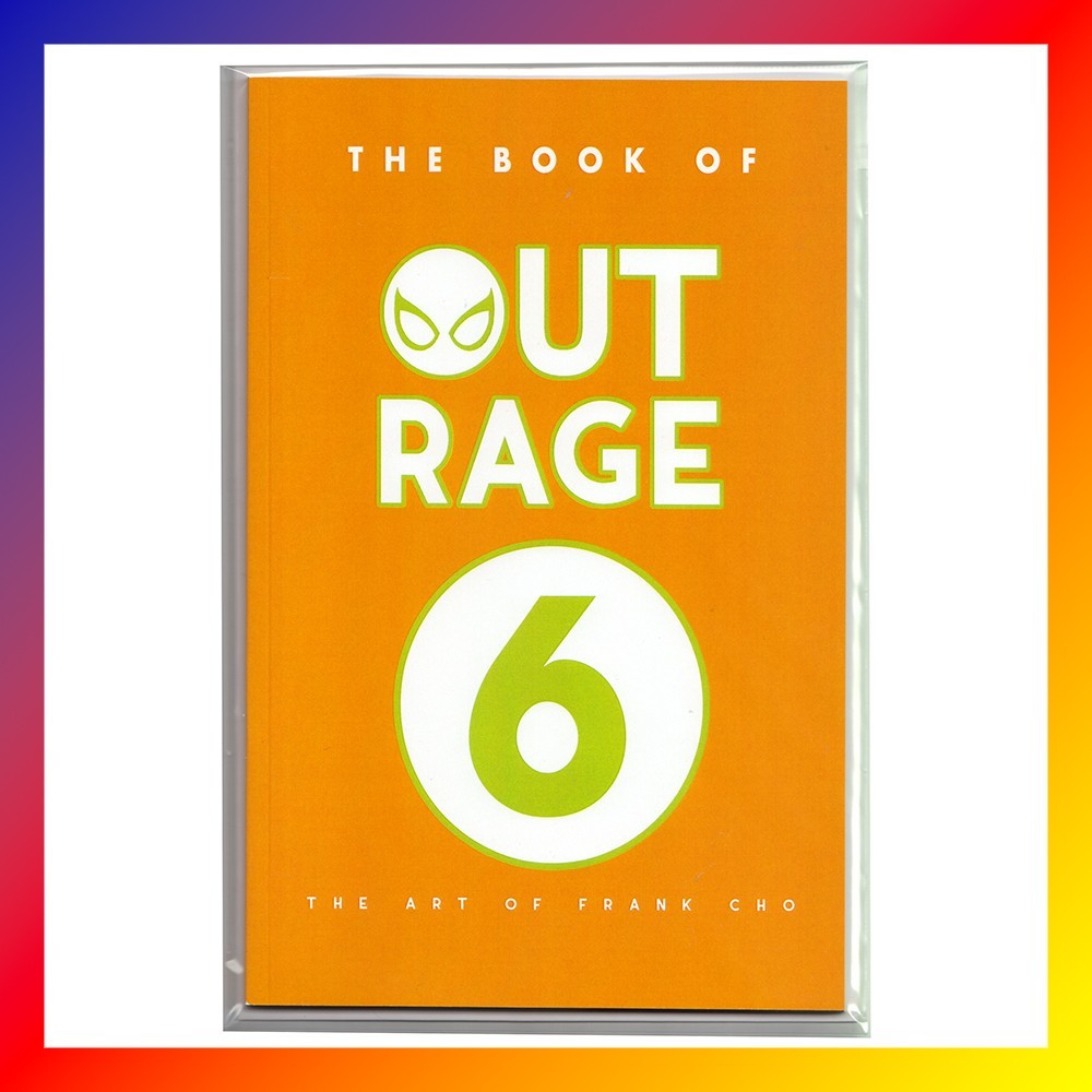 SDCC 2026 FRANK CHO Signed ART BOOK Comic OUTRAGE 6 AUTOGRAPHED Color SKETCHBOOK