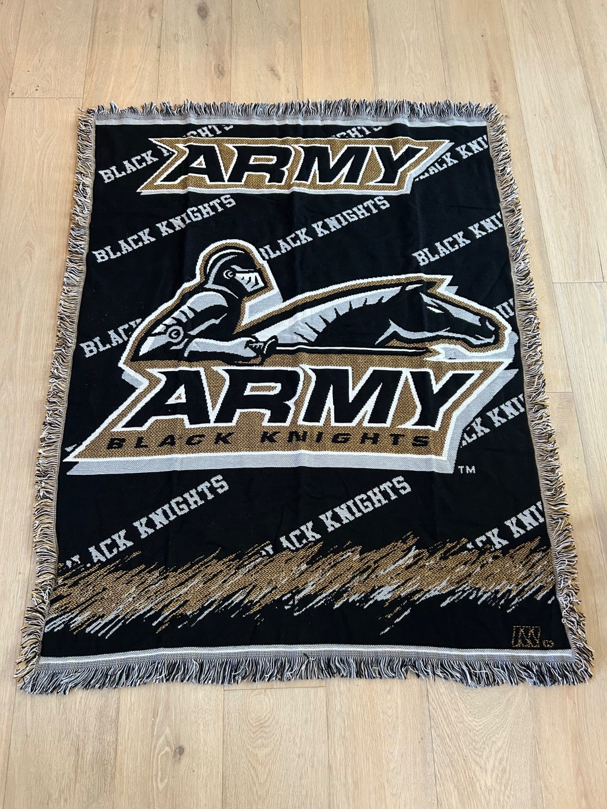 Army Black Knights Tapestry Blanket: 57