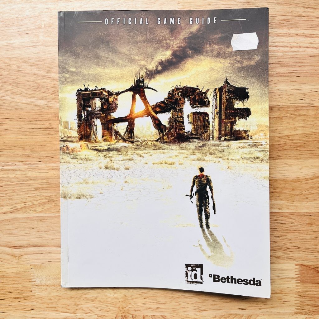 RAGE Official Game Guide id Bethesda 2011 Paperback Walkthrough Strategy Book