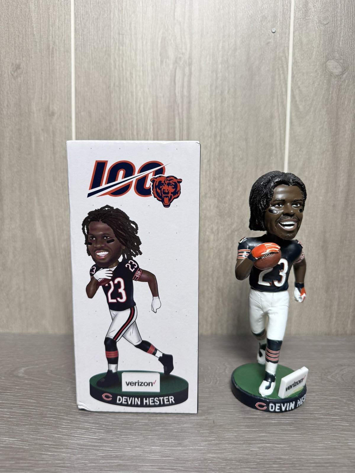 Devin Hester Chicago Bears NFL 100th Season BDA Sports Bobblehead 2019