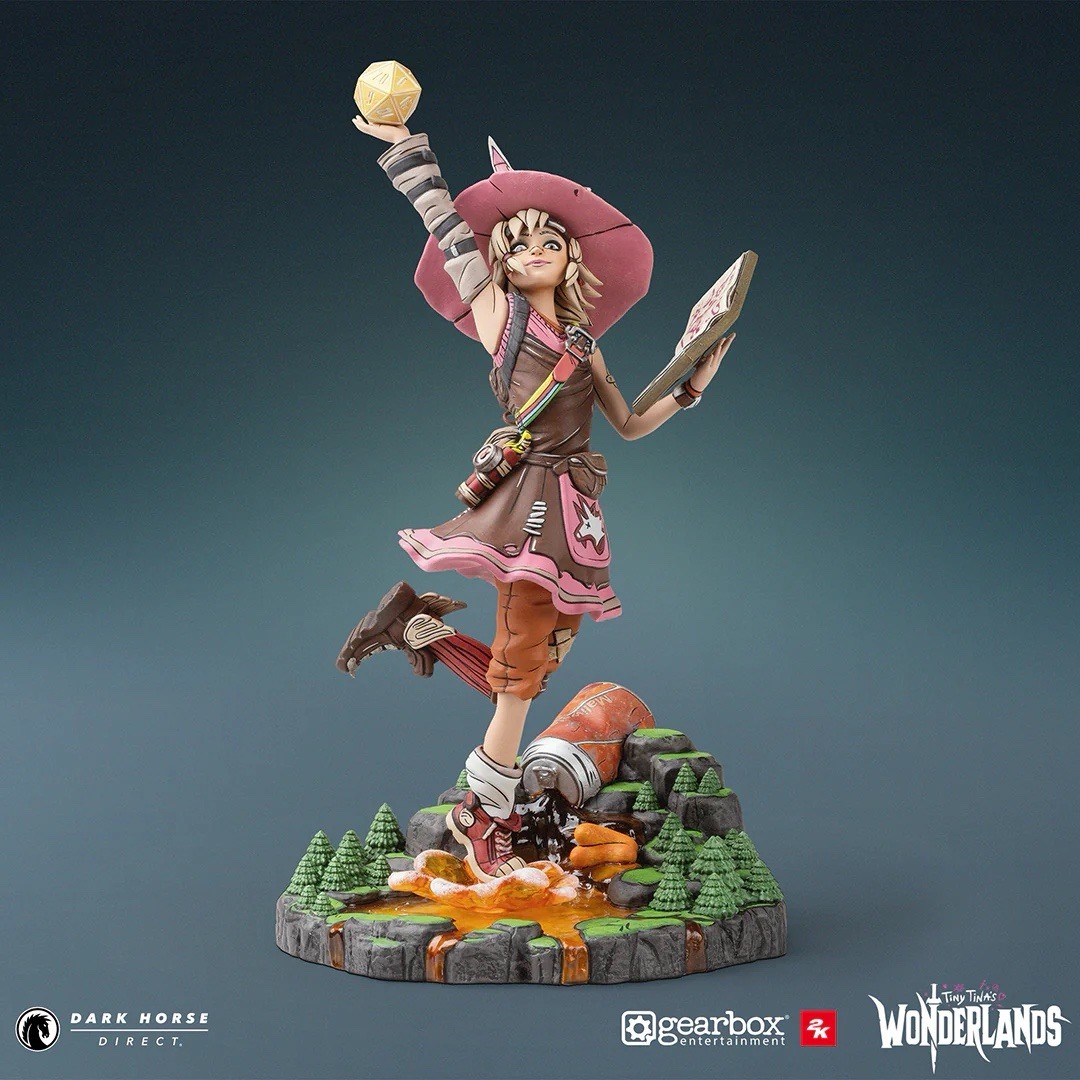 Tiny Tina's Wonderland Tina the Bunker Master PVC Statue Borderlands NIB