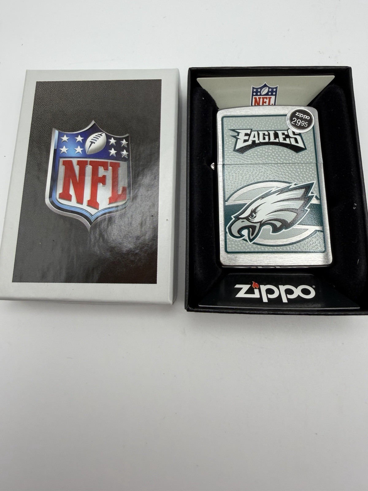 Vintage 2011 Philadelphia Eagles NFL Chrome Zippo Lighter New B36