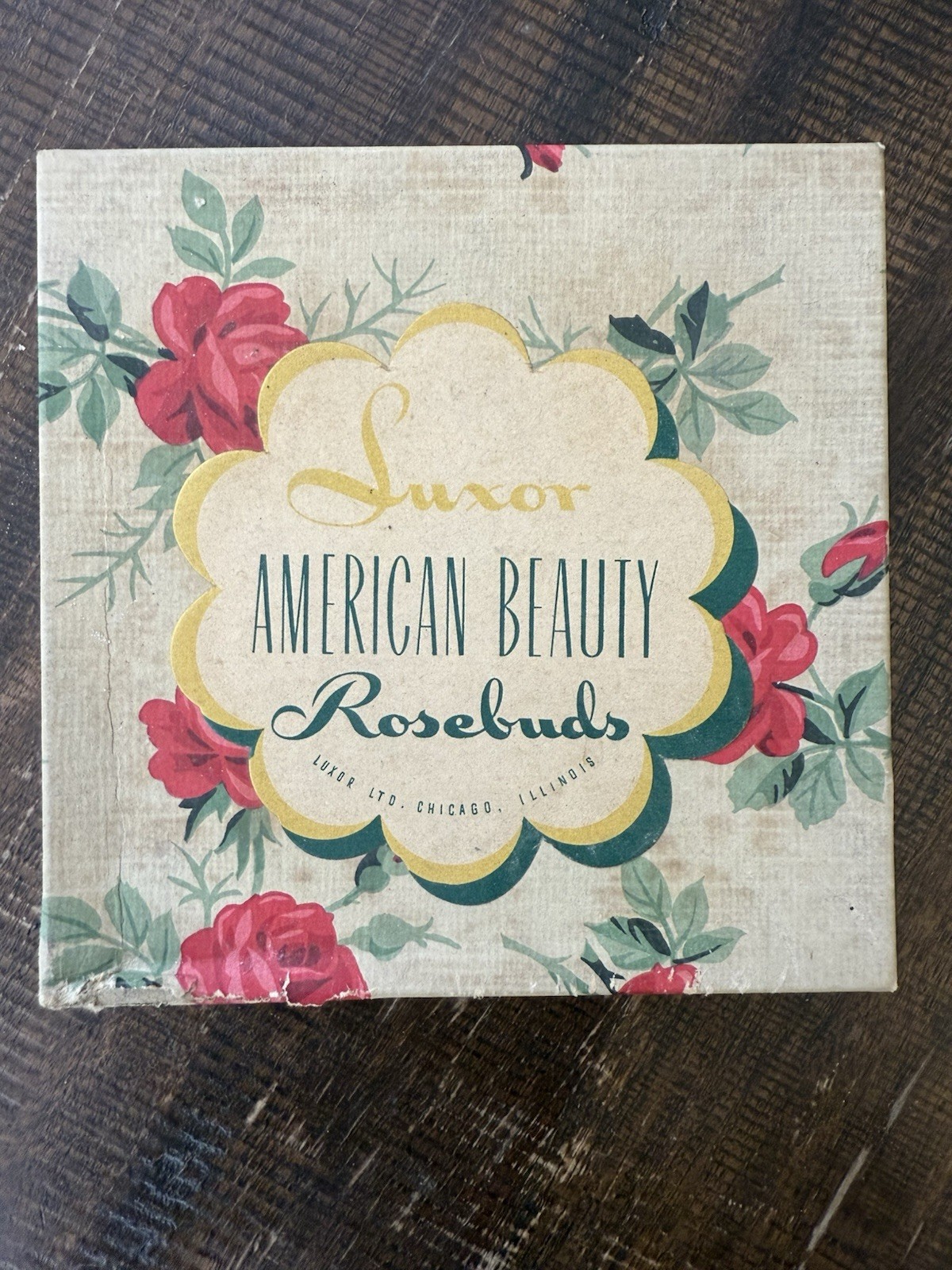 Vintage Luxor American Beauty Rosebuds Soap in Presentation Box