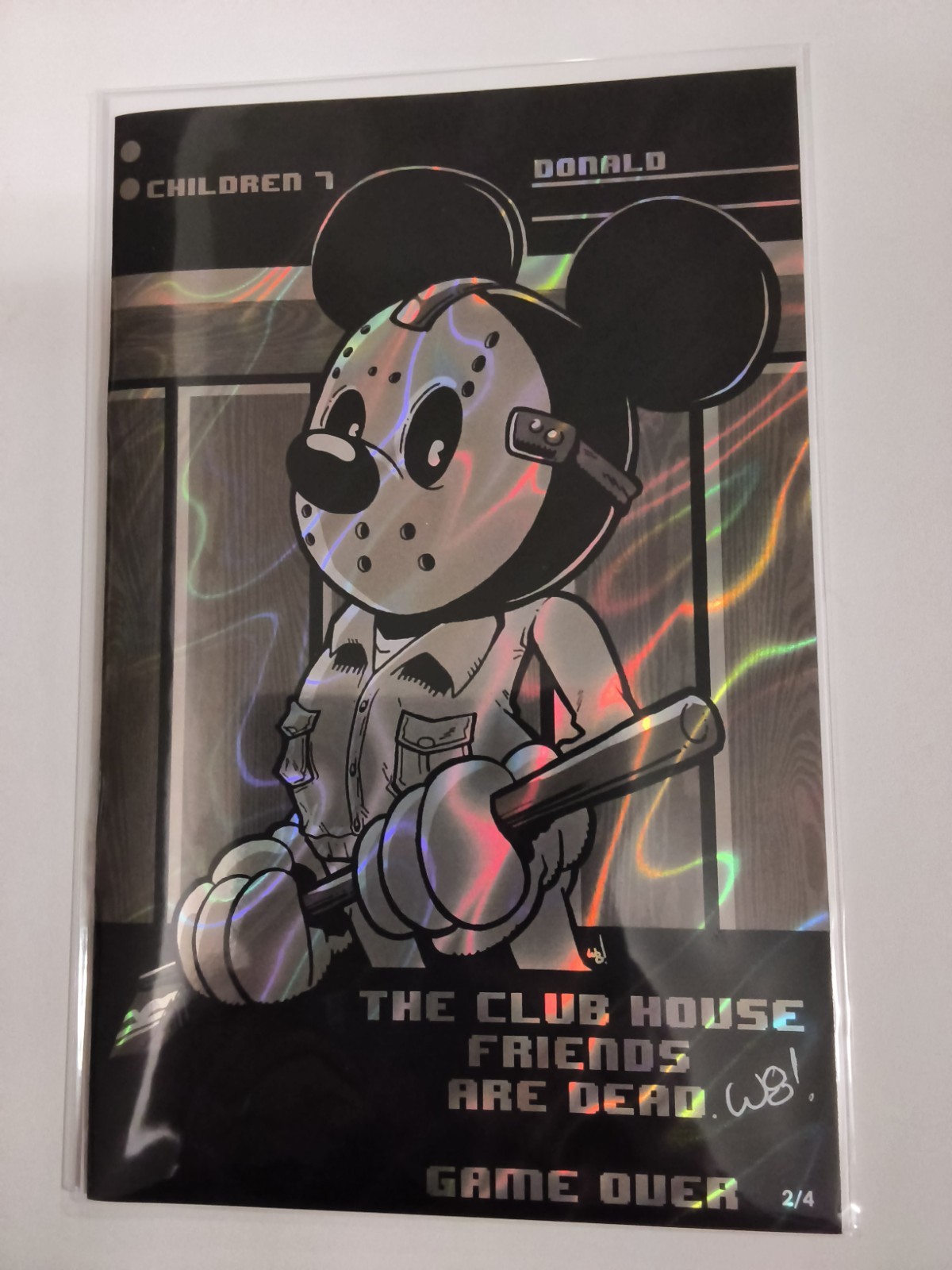 Chills From The Grave The Clubhouse Friends Are Dead #1 -Ltd 2/4 Signed w/COA
