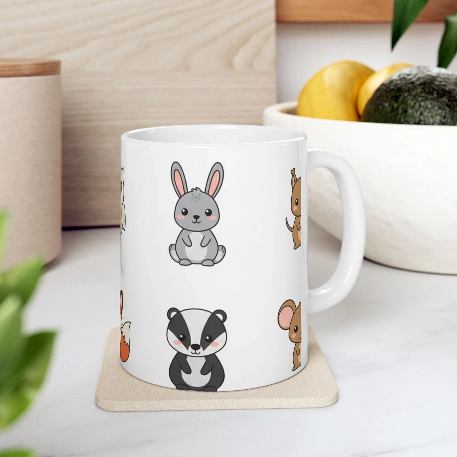 Cute Animal Coffee Mug - Coffee Lover Gift 11oz