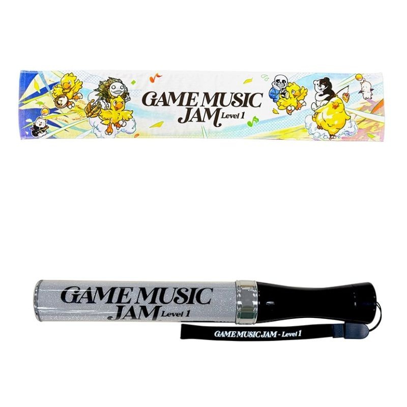 GAME MUSIC JAM Level 1 Towel and Stick Light Bundle Square Enix