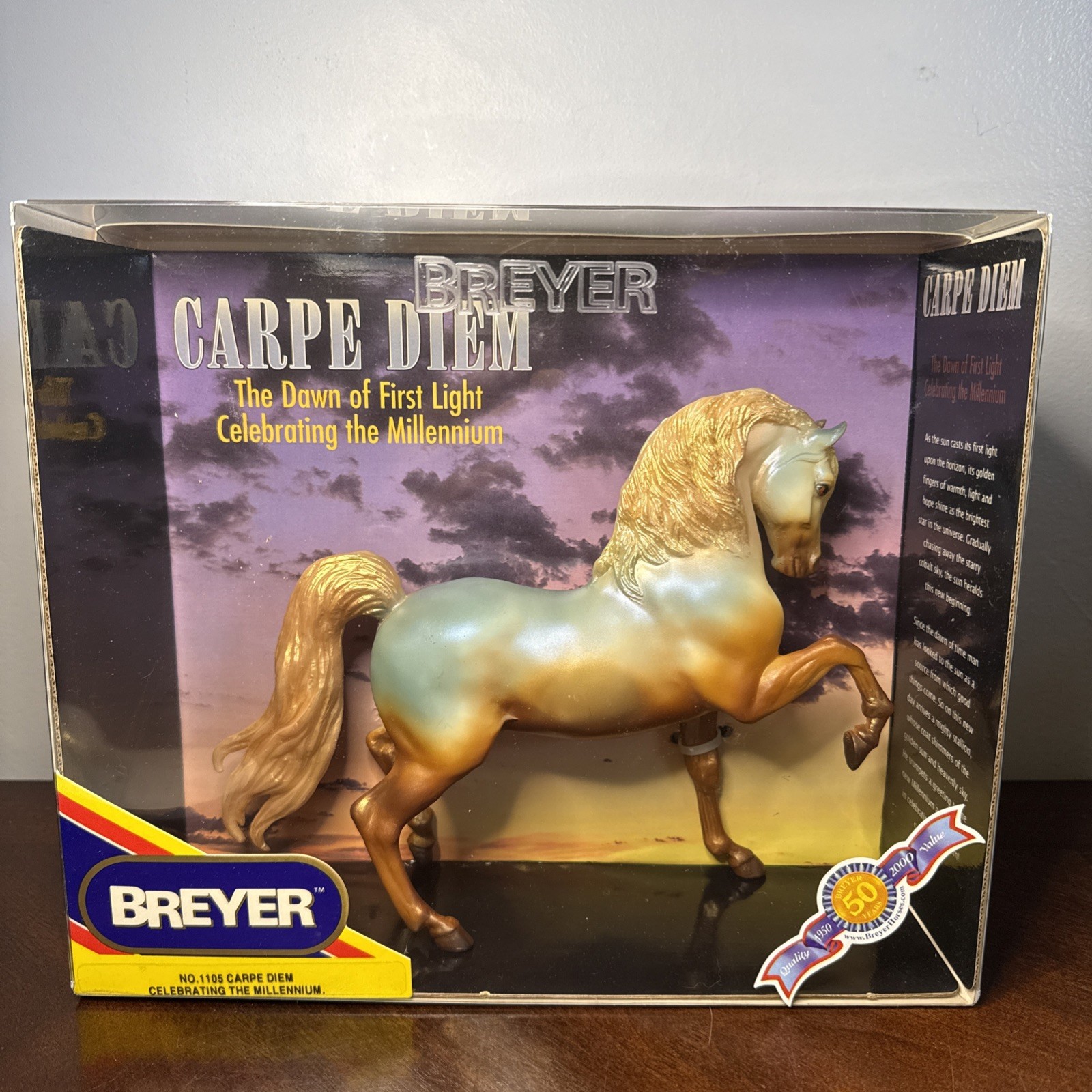Breyer No.1105 Carpe Diem Celebrating The Millennium 50th Anniversary New In Box