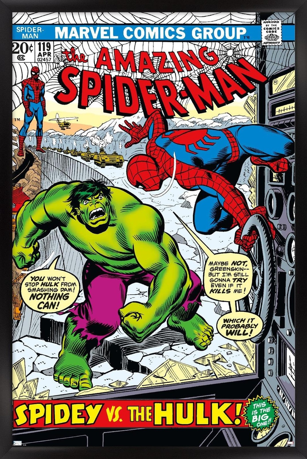 Trends International Marvel Comics Spider-Man - The Amazing Spider-Man #119 W...
