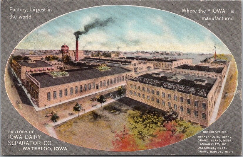 c1910s WATERLOO, Iowa Advertising Postcard 
