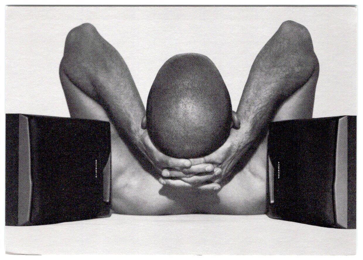 1995 SAMSUNG SIMPLY BALANCED SPEAKERS MAX CARDS ADVERTISING 4.25x6\
